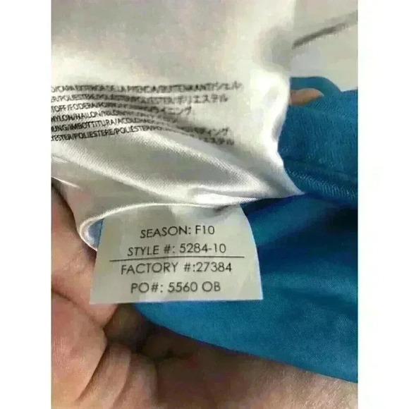 Spyder Womans Size 10/140 Blue Snowpants Puffer Pants - Picture 10 of 10